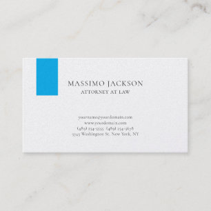 Carte de visite simple de Pearl Unique Attorney at