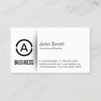 Carte de visite simple de preneur ferme de