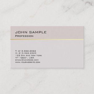 Carte De Visite Simple Design Professional Immobilier élégant
