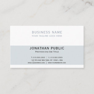 Carte De Visite Simple Élégant Moderne Professionnel d'entreprise