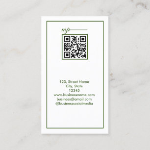 Carte De Visite simple entreprise ajouter un texte de nom