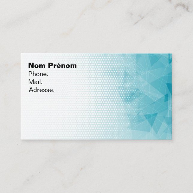 Carte de visite simple et efficace (Devant)