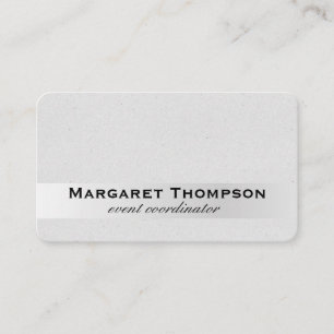 Carte De Visite Simple et élégant