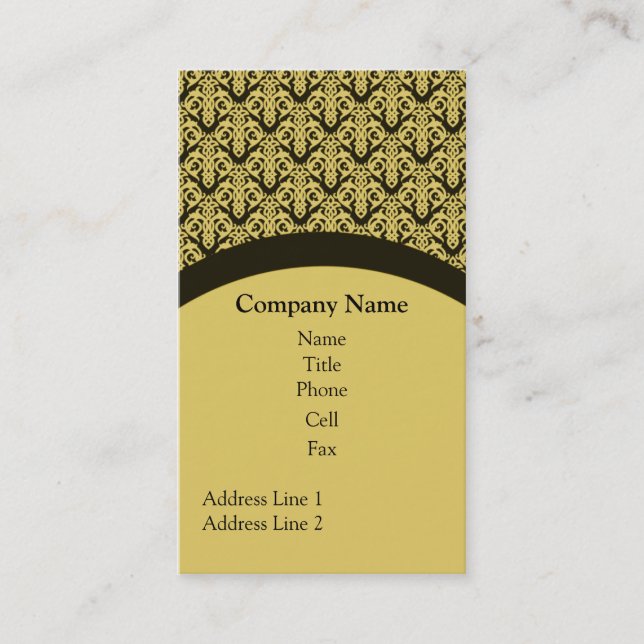 Carte de visite simple et élégant, beige (Devant)