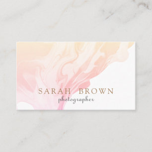 Carte De Visite Simple et élégant, le marbre rose brun est sans 