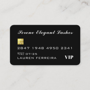 Carte de visite simple et élégante de style carte
