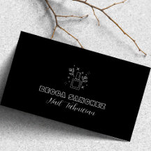 Carte de visite simple et minimaliste pour technic
