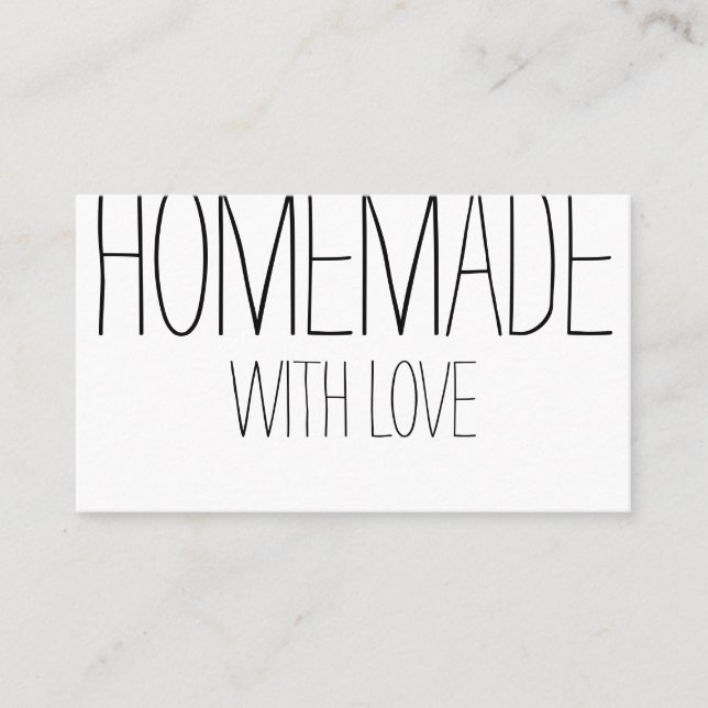 Carte De Visite Simple et moderne, noir et blanc (Devant)