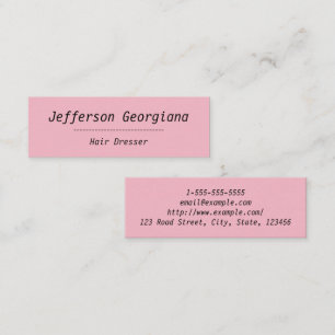 Carte de visite simple et simple de raboteuse de