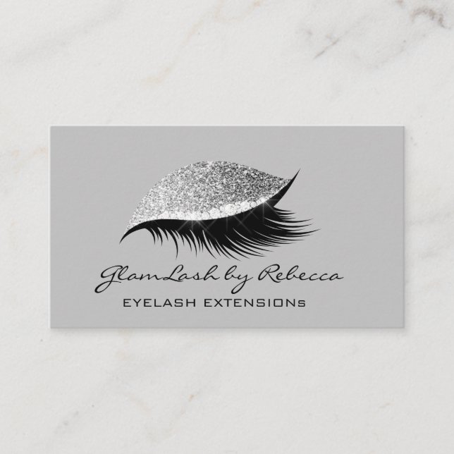 Carte De Visite Simple maquillage Beauté Eyelash Lashes Parties sc (Devant)