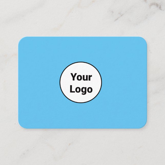 CARTE DE VISITE SIMPLE MINIMAL AJOUTER VOTRE LOGO TEXTE PERSONNALI (Devant)