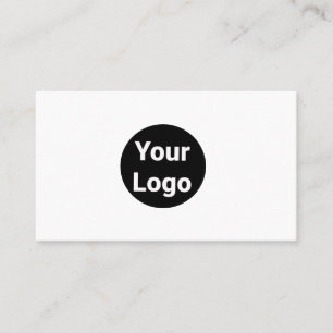 CARTE DE VISITE SIMPLE MINIMAL AJOUTER VOTRE LOGO TEXTE PERSONNALI