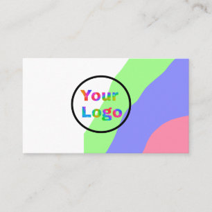CARTE DE VISITE SIMPLE MINIMAL AJOUTEZ VOTRE LOGO TEXTE PERSONNALI