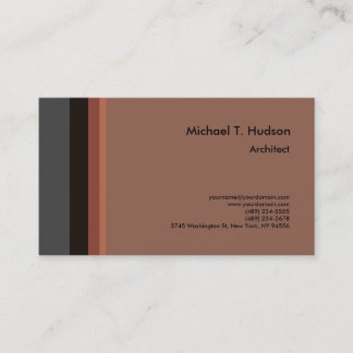 Carte De Visite Simple minimaliste Architecture simple moderne