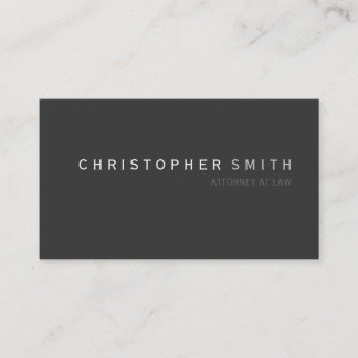 Carte de visite simple minimaliste moderne