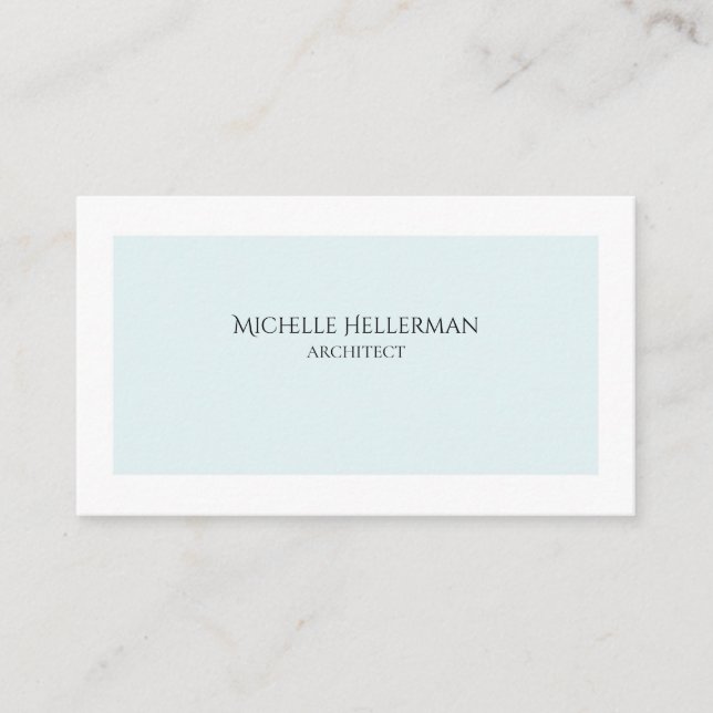 Carte de visite simple minimaliste moderne (Devant)