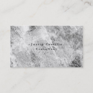 Carte De Visite Simple minimaliste simple design gris