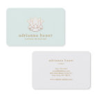 Simple Modern White Lotus Flower Floral