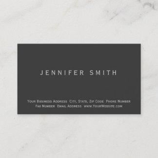 Carte de visite simple moderne
