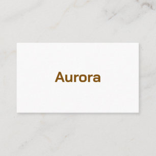 Carte de visite simple moderne