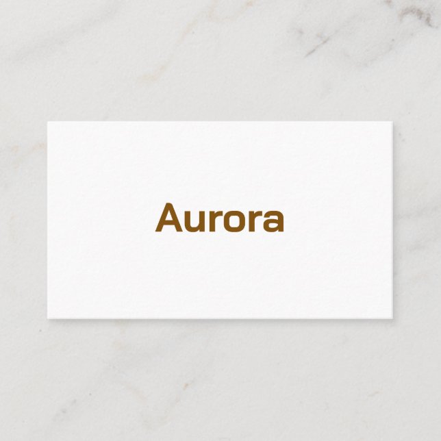 Carte de visite simple moderne (Devant)