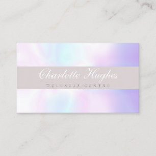 Carte De Visite Simple Moderne Iridescent