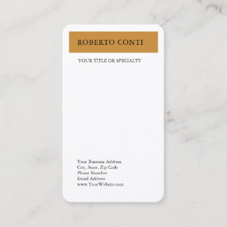 Carte De Visite Simple moderne minimaliste soie
