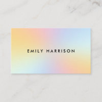 Simple Moderne Pastel Ombre