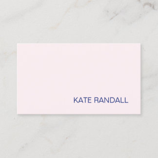 Carte De Visite Simple moderne Pink Beauty Professionnel