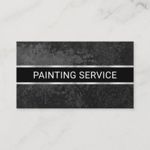Carte De Visite Simple Mur Gris Minimaliste Grunge