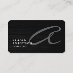 Carte de visite simple Personnaliser simple Monogr
