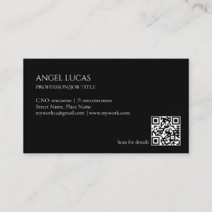 Carte De Visite Simple professionnel minimaliste