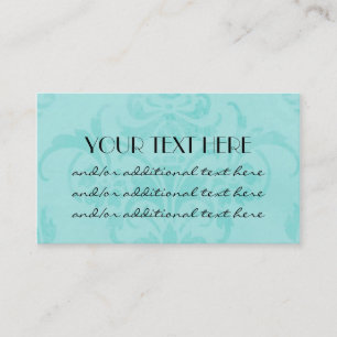 Carte De Visite Simplement bleu