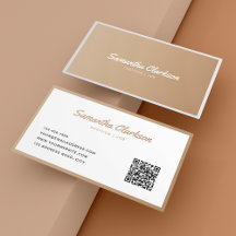 Simplicité Boho Beige Border Script Typographie Co