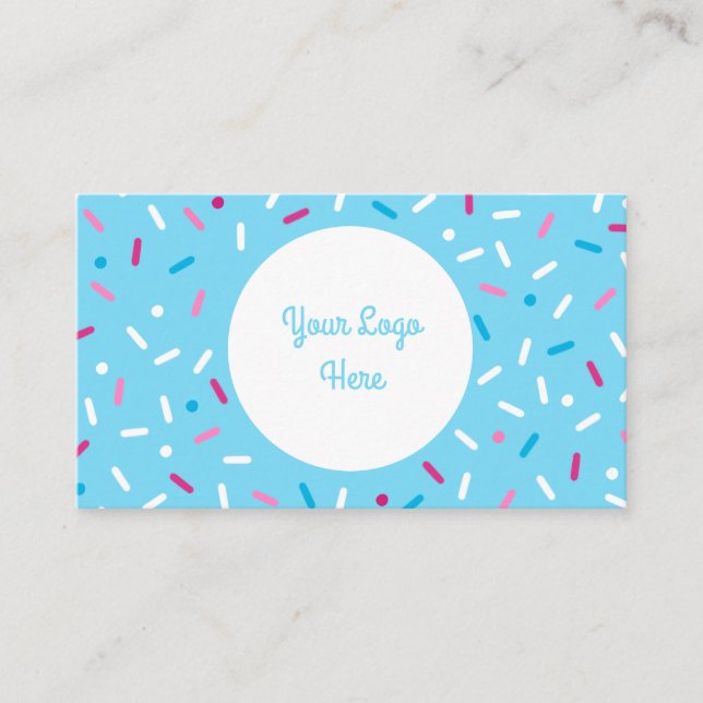 Carte De Visite Simply Sweet Sprinkble Professionnel (Devant)