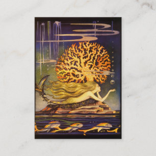 Carte De Visite Sirène vintage