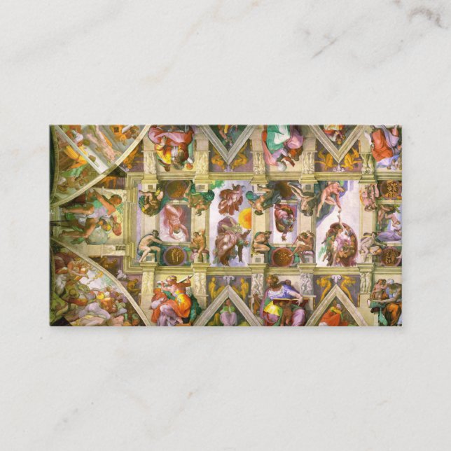 Carte De Visite Sistine Chapel Ceiling By Michelangelo (Devant)
