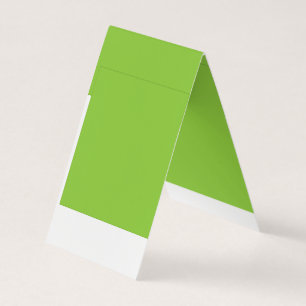 Carte De Visite Site Web avec un Arrière - plan vert et une fronti