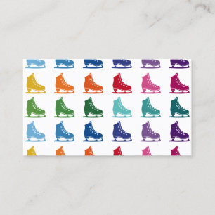 Carte De Visite Skates Colorful Fun Array