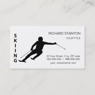 Carte De Visite Ski