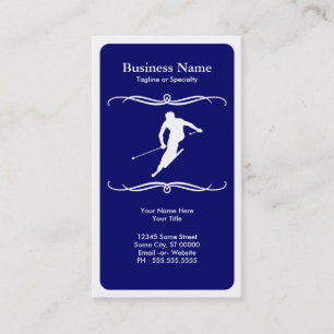 Carte De Visite ski de mod