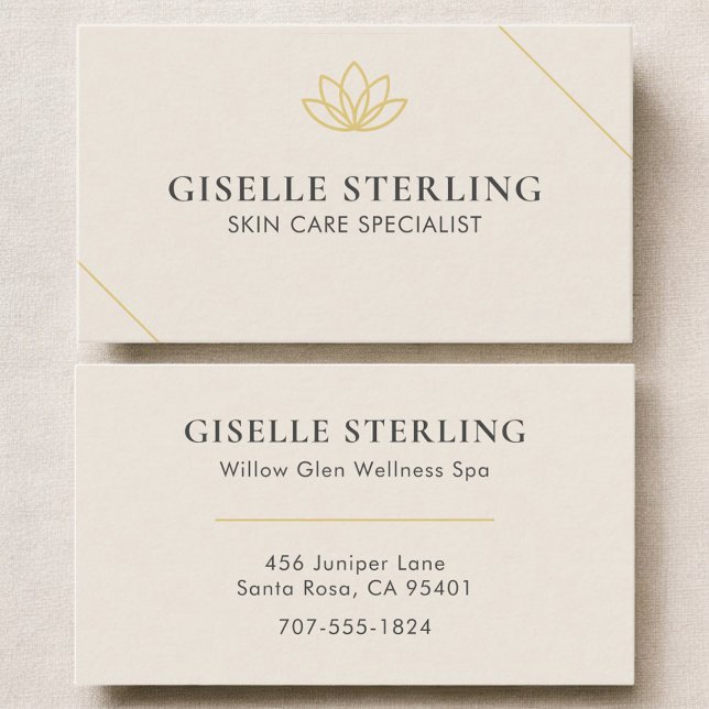Carte De Visite Skin Care Specialist (Créateur téléchargé)