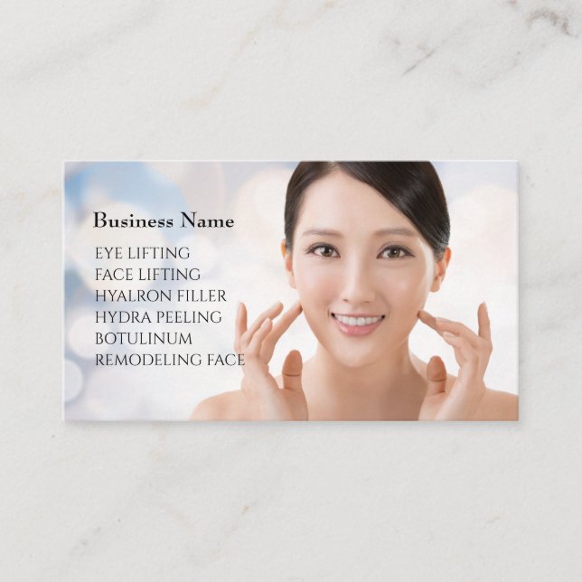 Carte de visite Skincare & Beauty Salon (Devant)