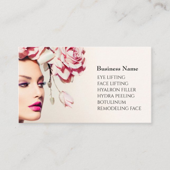 Carte de visite Skincare & Beauty Salon (Devant)