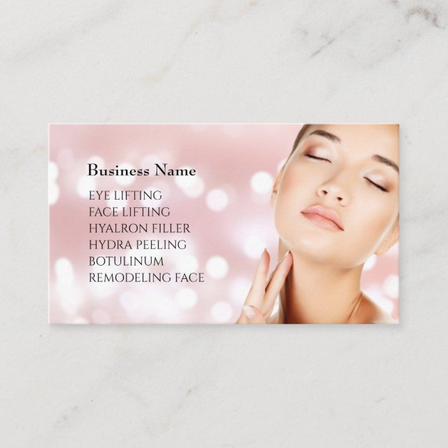 Carte de visite Skincare & Beauty Salon (Devant)