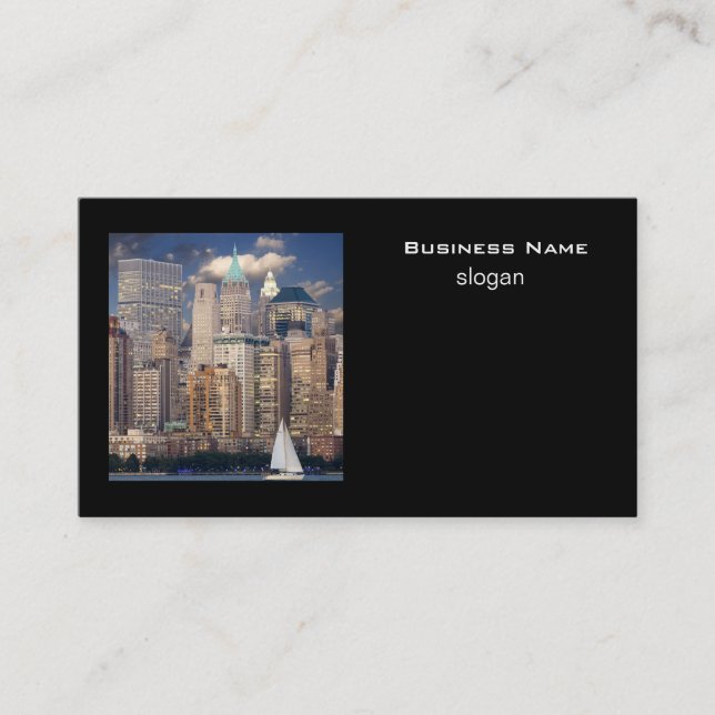 Carte De Visite Skyline de New York (Devant)