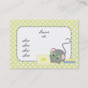 Carte De Visite Smarty Mouse
