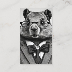 Carte De Visite smartypants marmotte