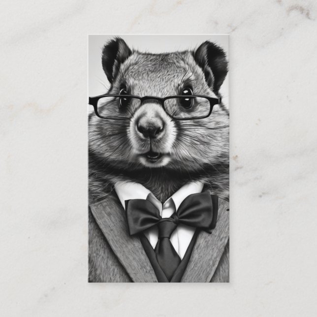 Carte De Visite smartypants marmotte (Devant)