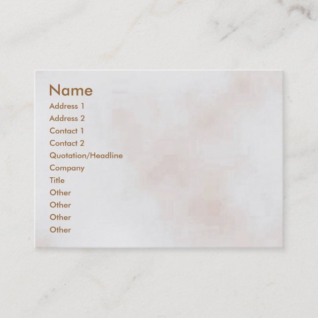 Carte de visite Smoki (Devant)